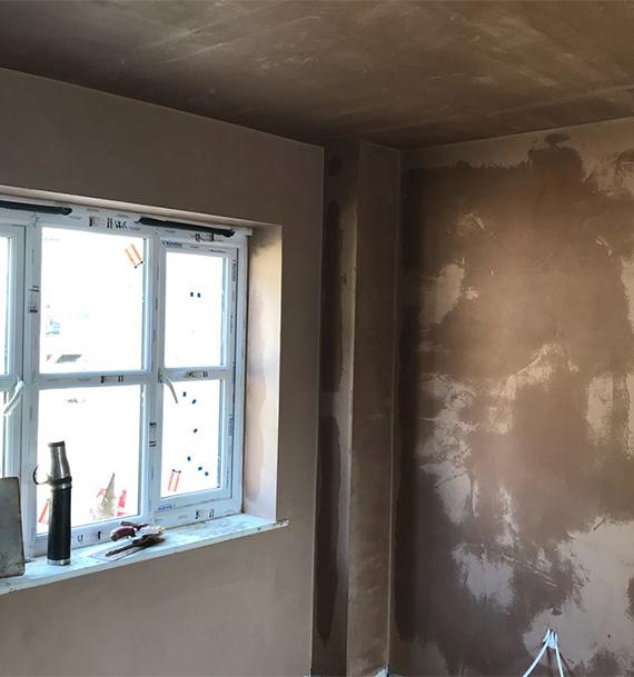 Plastered Room